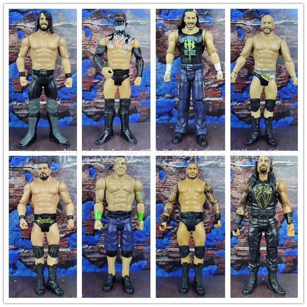 Brinquedo figura de ação de lutador gladiador de luta livre profissional de brinquedo clássico, vários estilos