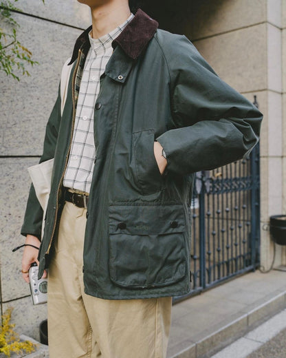 mens hunting classic olive casual waterproof rain clothing beadnell winter ashby bedale un-wax coat parka women beaufort jacket