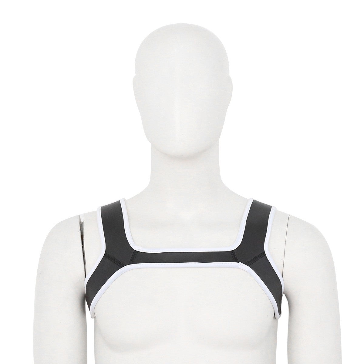 Sexy Men Chest Harness Neoprene Double Shoulder Straps for Carnival Party Caostume Accessories Strap Punk Men Chest Harness Belt