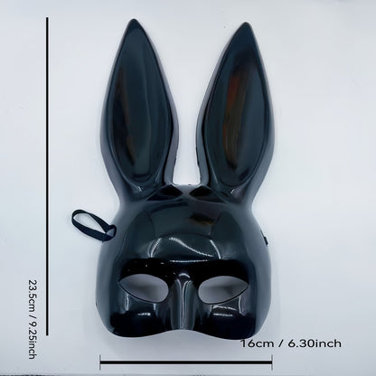 Unisex Rabbit Animal Half Face Cosplay Party Mask, Perfect for Birthdays & Gatherings, Suitable for Men & Women