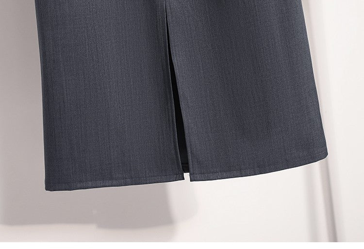 Suit Half-body Skirt Women's Large Size Autumn New Fashion Elegant Commuting Medium-length Package Hip Skirts Loose A-line Skirt