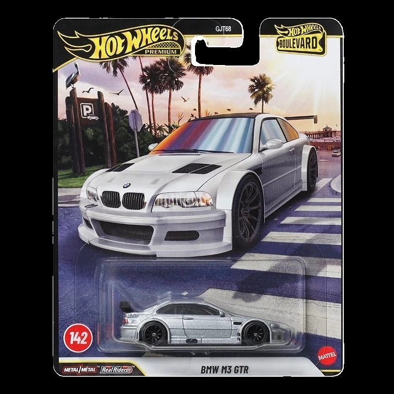Hot Wheels Premium BMW M3 GTR Pontiac Nissan Toyota Dodge New Boulevard 29 Liga 1:64 Veículo Fundido Modelo de Carro Colecionável Brinquedo