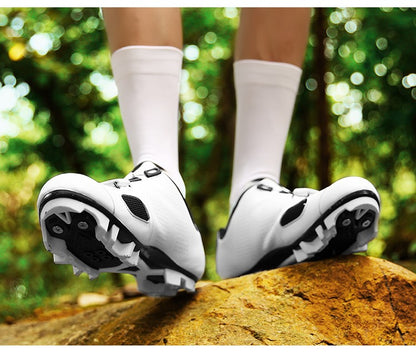 Men's Pro Cycling MTB Shoes with Spikes Men's Road Cycling Speed Shoes (Flat) Women's Cycling MTB Shoes with Spikes mtb