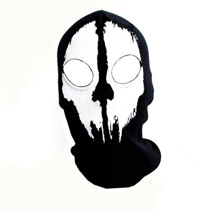 Halloween new mask Black Mask Balaclava Beanies Hats Men Ghost Skull Full Face Warmly Mask Hood Beanie Ggorros Hombre Casquette