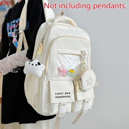 College Backpack for Middle School and High School Students, Versatile Large Capacity Backpack, Computer Backpack