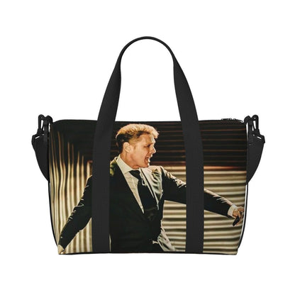 El Sol De Mexico Luis Miguel Beach Travel Bag Large Capacity Tote Bags for Gym Sport Women Shopping Duffle Shoulder Bag