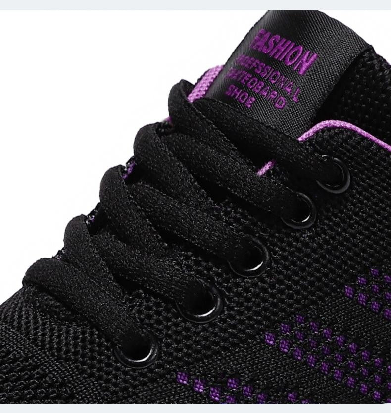 Litfun Women's Casual Sports Shoes Fashion Female Soft Bottom Sneakers Breathable Mesh Running Shoes Leisure Light Flats Shoes