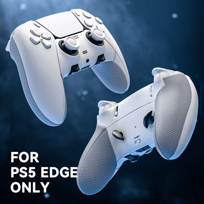 eXtremeRate Beyond-ARC Full Set Shell & Buttons for ps5 Edge Controller, Rubberized Grip Back Plate, Faceplate, Clip Shell