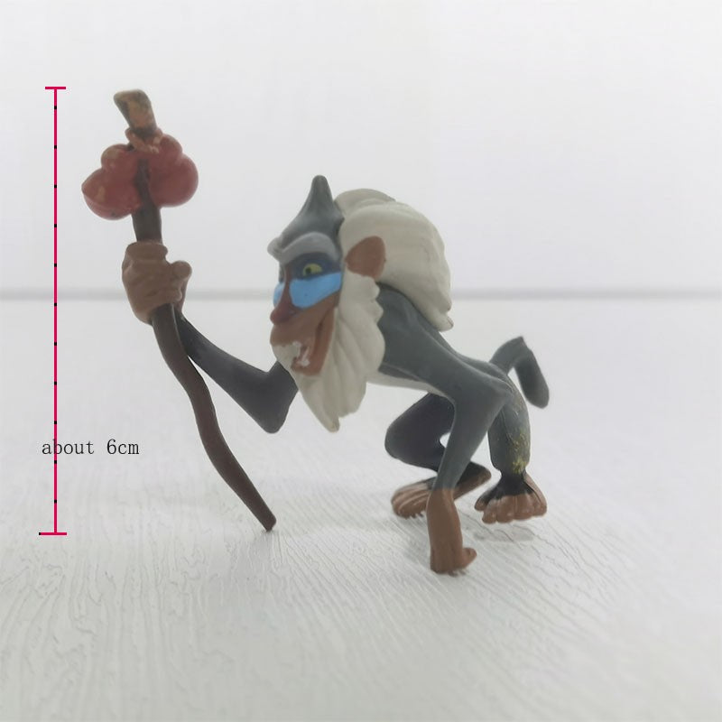Disney O Rei Leão Bonecos Articulados Rafiki Simba Timão Anime Bonecos Articulados Figuras Decoração Presentes para Crianças