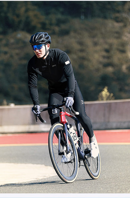 INBIKE Men's Winter Cycling Bike Jackets Windproof Softshell Thermal Bicycle Clothing for Men Warm Fleece Road Bike Windbreaker