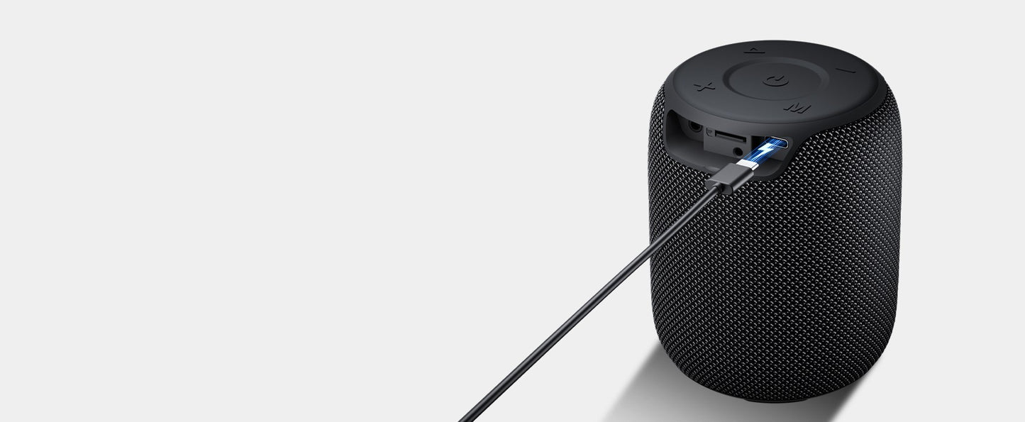 Caixas de Som Bluetooth Ortizan, Speaker Portátil Sem Fio com Bluetooth 5.3, IPX7 à Prova D'água, Som Estéreo de 15W, Pareamento Duplo, TF/AUX