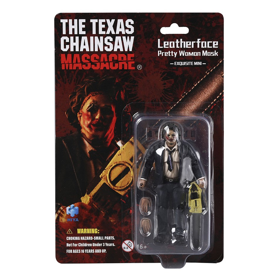 HIYA TOYS MASSACRE DA SERRA ELÉTRICA Série 1974 Figura de Ação Máscara Pretty Woman