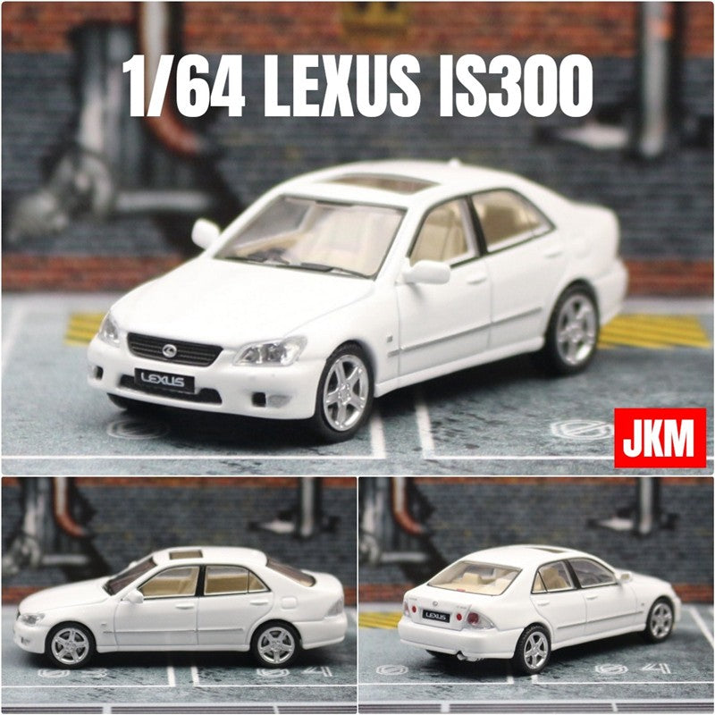Modelo de Carro LEXUS IS300 1:64 em Liga Fundida, Veículos Clássicos de Metal, Modelo de Carro de Alta Simulação em Miniatura, Coleção em Escala, Presentes para Crianças
