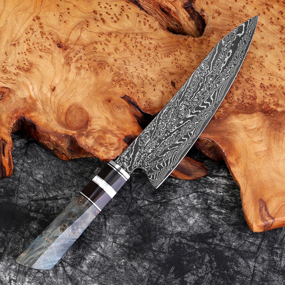 XITUO Damascus Kitchen Knife Set,1-8Piece Professional Knife Sets for Chefs,Japanese Damascus Super Steel Chef Cooking Knife