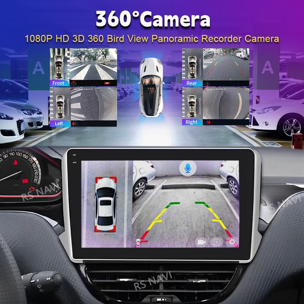 Android 15 Navigation Multimedia Player For Peugeot 2008 208 Series 2012 2013 2014 - 2018 Carplay Auto Stereo BT video Car radio