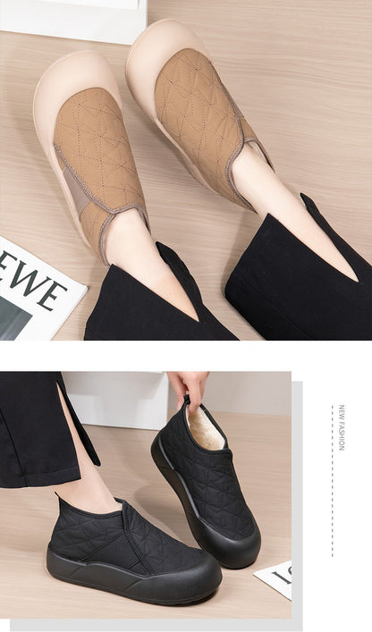 Winter Women's Boots Warm Plush New Platform Snow Boots Anti Slip Waterproof Comfort Lightweight Indoor Casual Warm Cotton Shoes