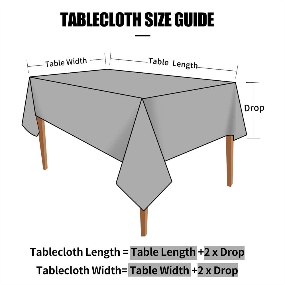 Olanly Waterproof Table Cloth Nordic Rectangular Tablecloth Round Tablecloth Non-slip Table Cover For Wedding Decor Dining Table