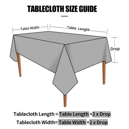 Olanly Waterproof Table Cloth Nordic Rectangular Tablecloth Round Tablecloth Non-slip Table Cover For Wedding Decor Dining Table