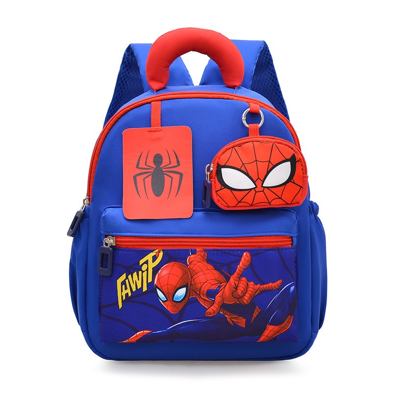 Mochilas escolares infantis meninos e meninas Homem-Aranha desenho animado mochilas de jardim de infância mochilas infantis presentes de aniversário e feriados