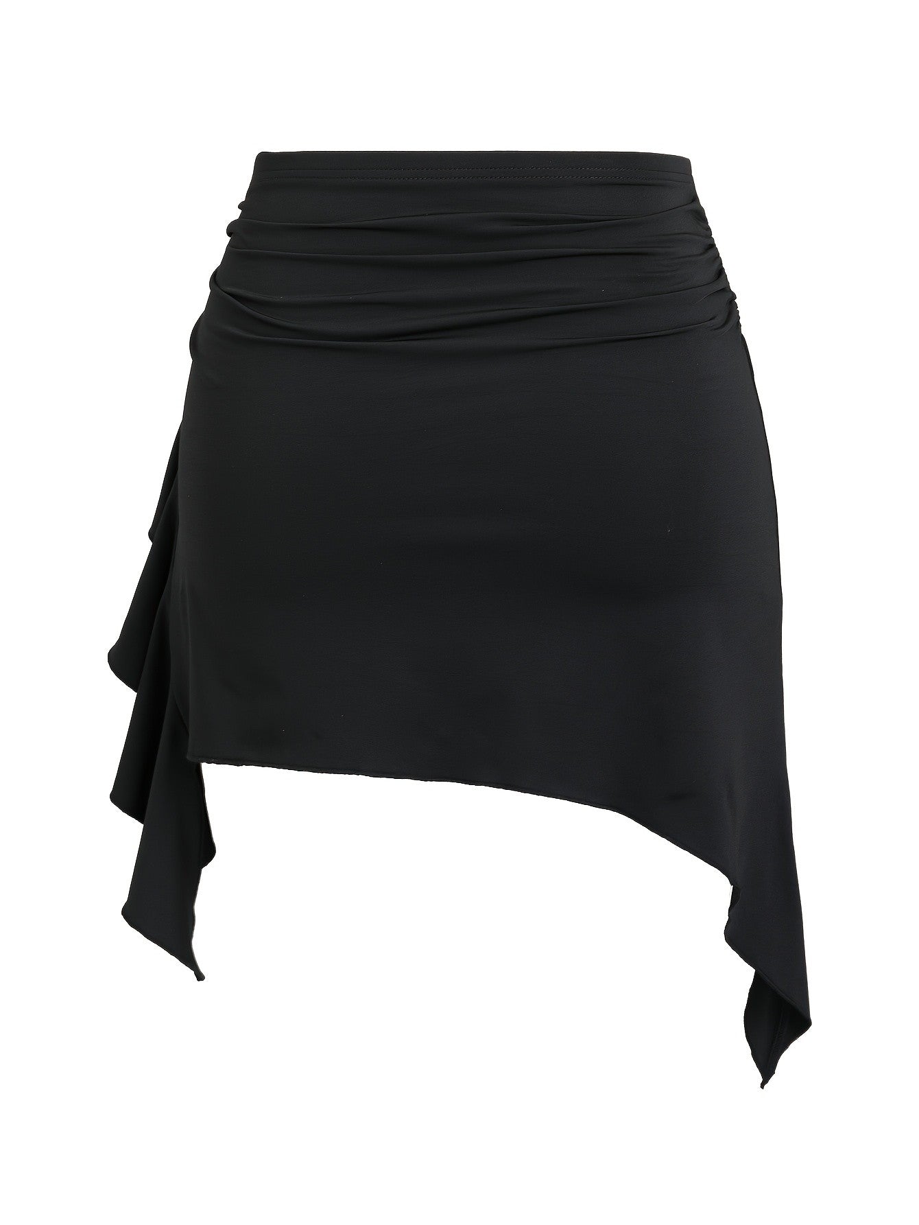 2025 European and American Fashion Spring and Autum New Hot-Selling Plus Size Girls' Skirt Asymmetrical Sexy Hip-Hugging Skirt