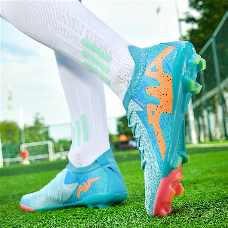 New Men Soccer Shoes Football Boots Grass Cleats Indoor Adult Non-Slip Boys Adult Futsal Sport Ultralight Turf Comfortable