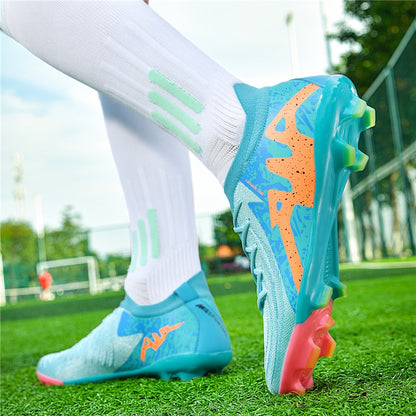 New Men Soccer Shoes Football Boots Grass Cleats Indoor Adult Non-Slip Boys Adult Futsal Sport Ultralight Turf Comfortable