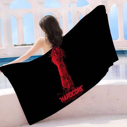 Masters Of Hardcores Microfiber Printed Beach Towel Mountain Climbing Yoga Beach Swimming Running Absorbent Soft Towel