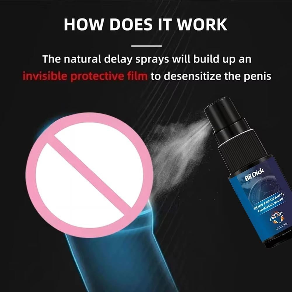 Men's delay time spray without side effects