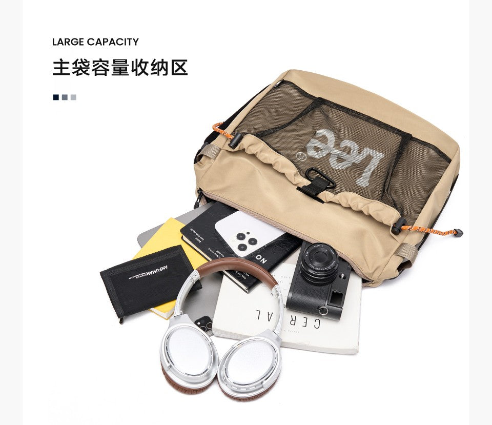 LEE Fashion Waterproof Large Crossbody Messenger Bags For Ladies Women Multifunctional Nylon Big Size Shoulder Schooll Bag