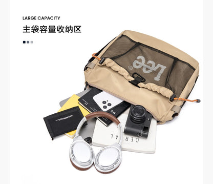 LEE Fashion Waterproof Large Crossbody Messenger Bags For Ladies Women Multifunctional Nylon Big Size Shoulder Schooll Bag