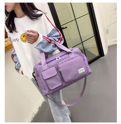 Womne's Travel Bags Handbags Gym Shoulder Bags Oxford Fitness Camping Trekking Bags Hiking Waterproof Outdoor Crossbody Bag