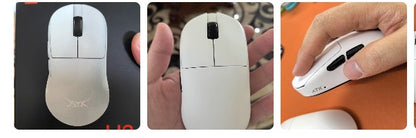 Novo Mouse Gamer Sem Fio BlazingSky U2 ATK 3 modos PAW 3950 Ultra Duplo 8k 44g Leve Mouse E-sports Acessório Customizável para PC