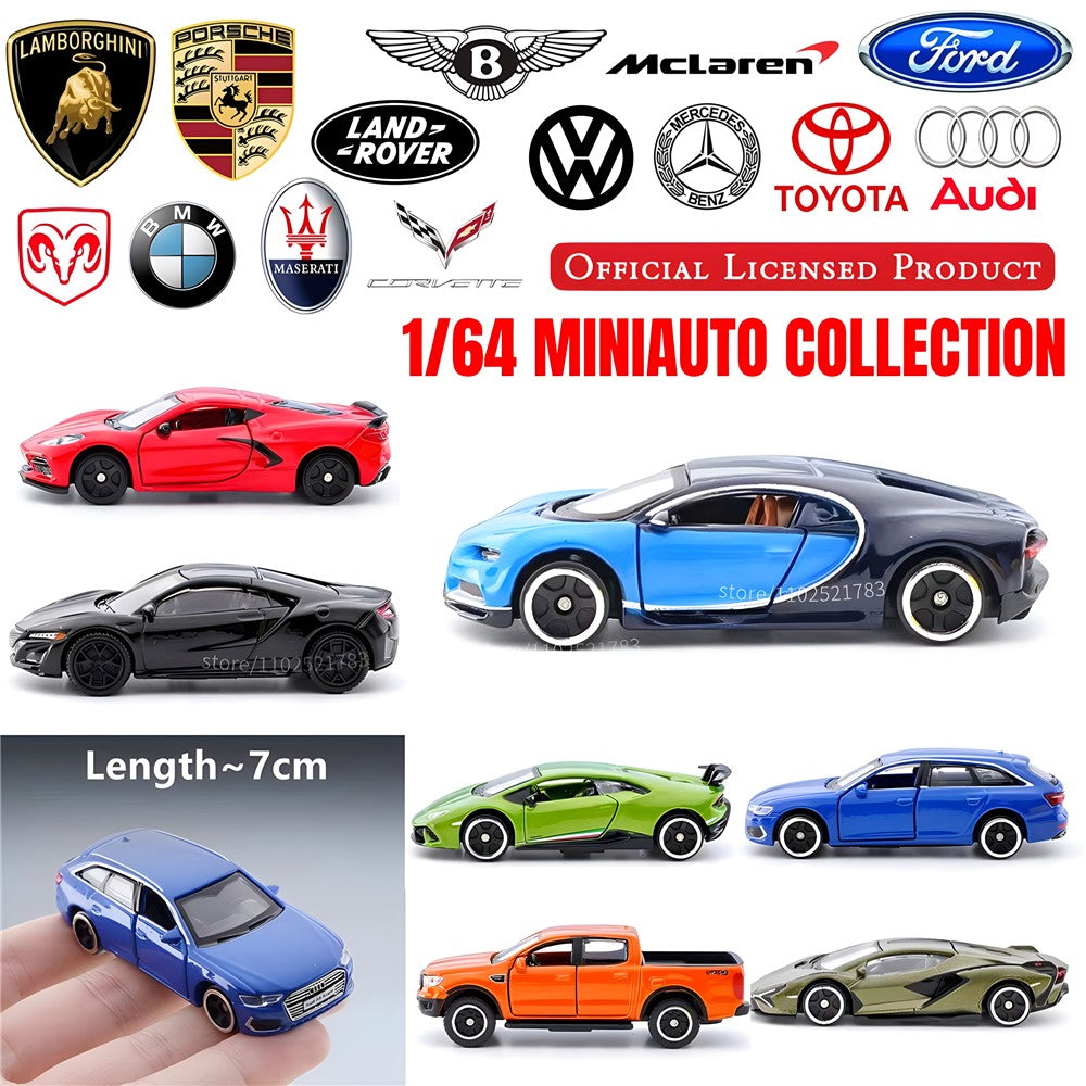 Bburago 1:64 Audi A6 Avant Réplica Carro Modelo, Escala Honda Mercedes Audi Porsche Ford VW Miniatura de Metal Brinquedo Infantil Menino
