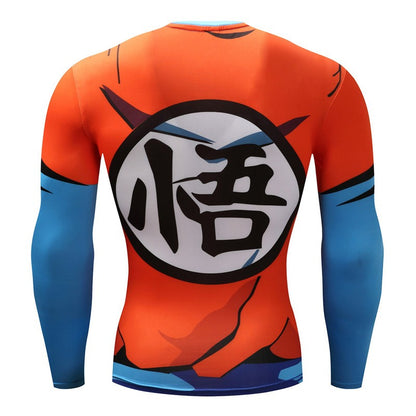 3D Printed T Shirts Cosplay Men Anime GOKU Shirts Fitness Compression T-Shirts Bodybuilding Tops Tees Vegeta Camiseta Tsthirt
