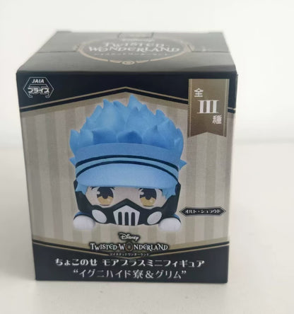 Genuine Bandai Q posket Series Disney Twisted Leona Jack Ruggie Wonderland Azul Ashengrotto Colecionáveis Brinquedos de Modelo Presente