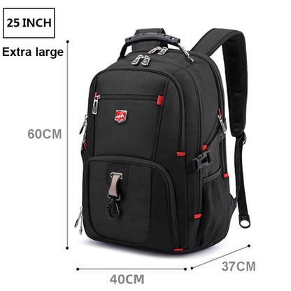 Waterproof 20 Inch Laptop Backpacks USB Charging School Bag Anti-theft Men Backpack Travel Backpack Male Mochila High Capacity