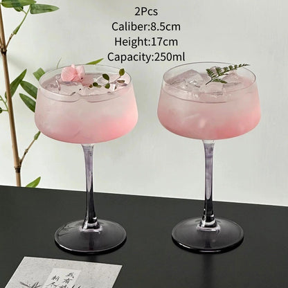 Copo de Coquetel Criativo Estilo Japonês Taça de Vinho Tinto em Torre Copos de Vinho de Fruta Taças de Martini Ferramentas de Bar e Cozinha