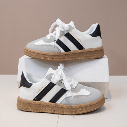 Children Tennis Shoes 2025 New Simple Kids Sneakers for Girls Patchwork Non-slip Boys Causal School Running Sneakers Non-slip