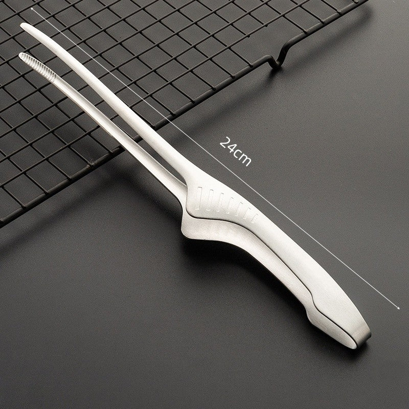 1/2pcs Stainless Steel Food Pliers Picnic Anti Tongs Used For Barbecue Salad Tongs Buffet Dinner Steak Tong Kitchen Cooking Tool