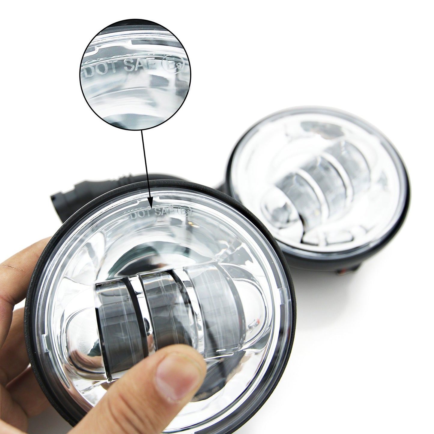 Suportes para Faróis Auxiliares de Neblina com Sinaleira para Harley Auxiliary lamps Street Glide FLHX Electra Glide 06-23