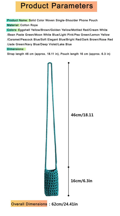 Handmade Crossbody Phone Purse - Openwork Shell Design Tote, Handmade Crossbody Phone Purse,Crochet Beach Bag