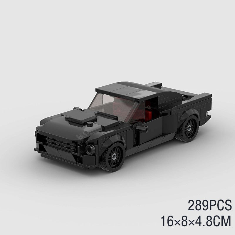 MOC Speed Sports Super Carro de Corrida Blocos de Montar DIY Tijolos Cidade Rally Técnico Grande Veículo de Corrida Presente de Natal Brinquedo