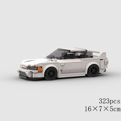 MOC Speed Sports Super Carro de Corrida Blocos de Montar DIY Tijolos Cidade Rally Técnico Grande Veículo de Corrida Presente de Natal Brinquedo