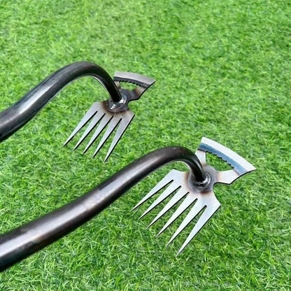 Garden Weeder Tools Planting Shovel Manual Grass Rake Loosening Soil Plowing Rooting Remove Digging Agricultural Hand Tools