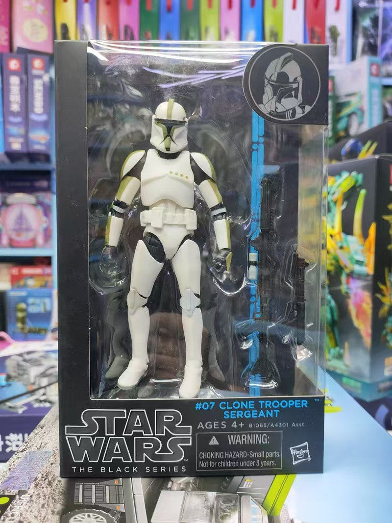 Star Wars The Black Series Boba Fett Clone Trooper Sergeant First Order Stormtrooper Du Premier Ordre 6 Inch Action Figure Toys