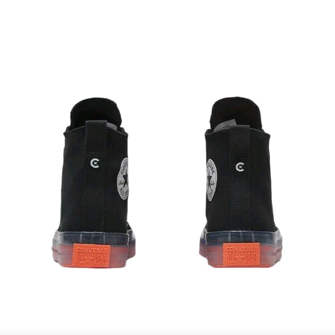 Converse Chuck Taylor All Star CX Men's and Women's Skateboarding Shoes, Durable, Shockproof Sneakers, Black and Orange