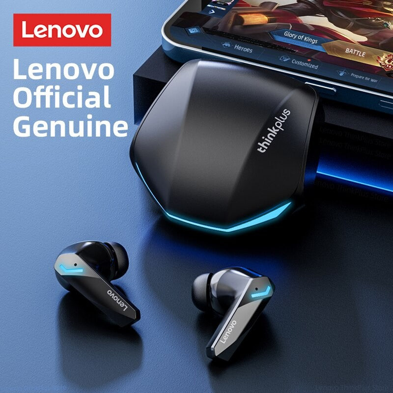 Fones de ouvido Lenovo GM2 Pro Bluetooth 5.3 Headset esportivo sem fio intra-auricular para jogos de baixa latência Dual Mode Fones de ouvido de música novos