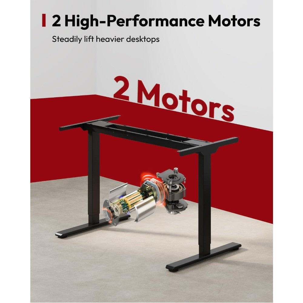 Standing Desk Height Adjustable Electric Stand up Desk 71x32 Inches Sit Stand Home Office Desk with Splice Board