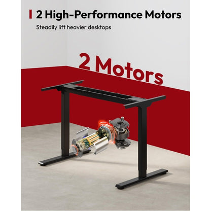 Standing Desk Height Adjustable Electric Stand up Desk 71x32 Inches Sit Stand Home Office Desk with Splice Board