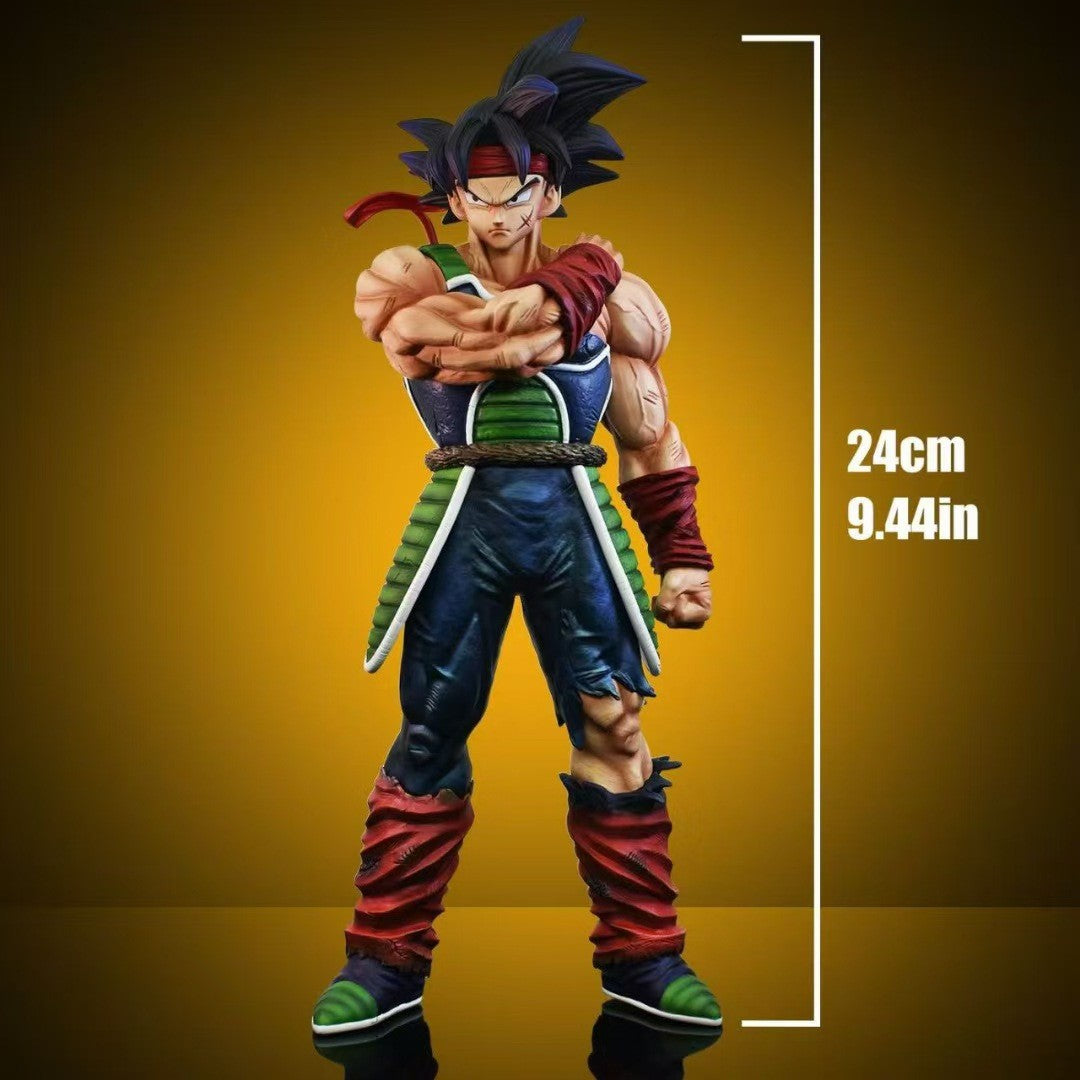 24cm/9.4in Anime Dragon Ball Z Personagem Badak Modelo Coleção Estátua Ornamento Brinquedo Presente